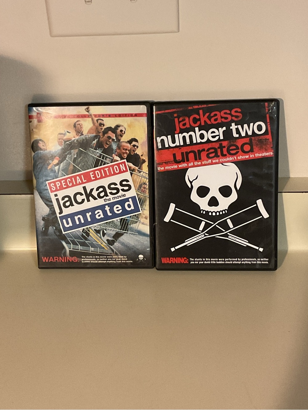 Jackass Unrated Collection 1 & 2 DVD Set